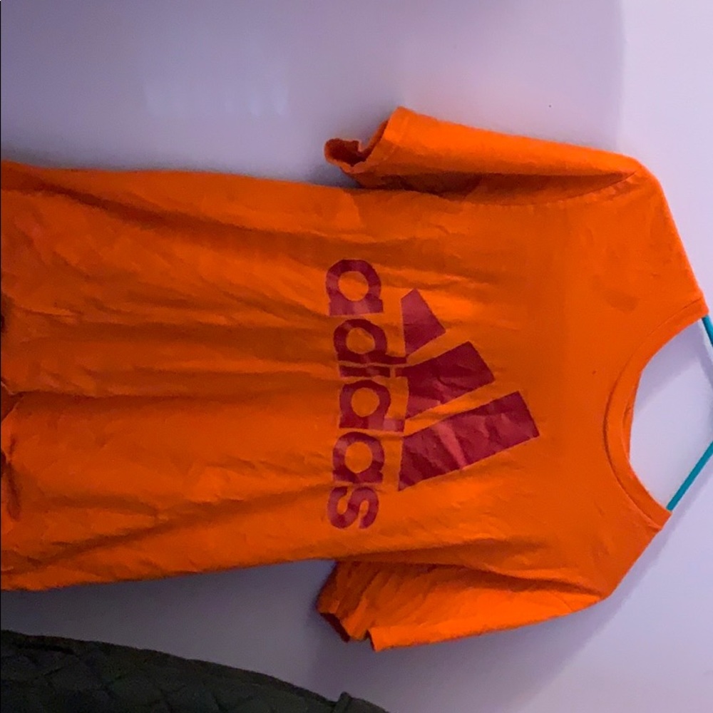 Orange / red Adidas shirt